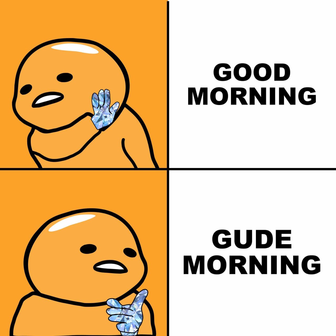 Gudetama meme art