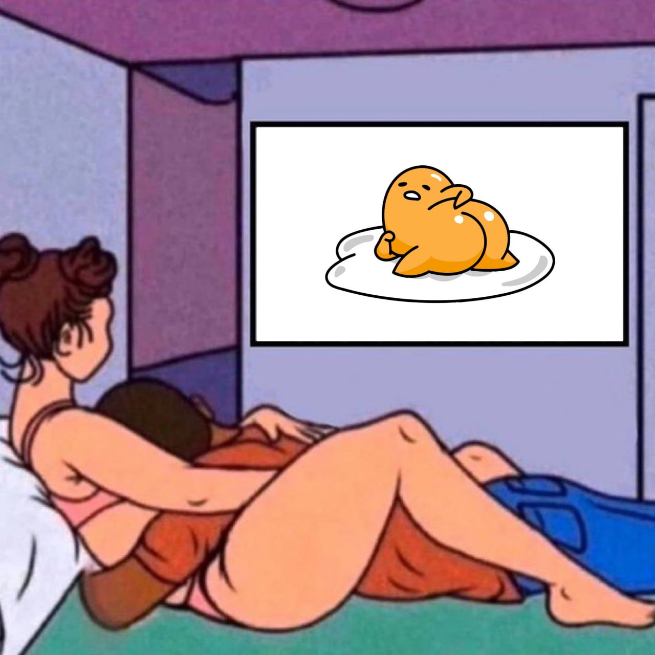 Gudetama meme art
