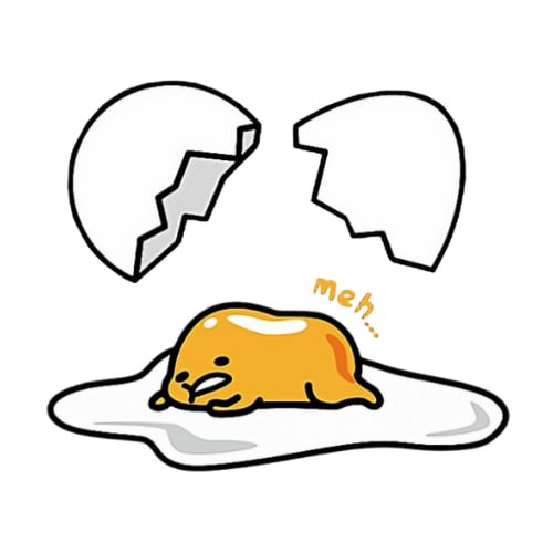 Gudetama meme art
